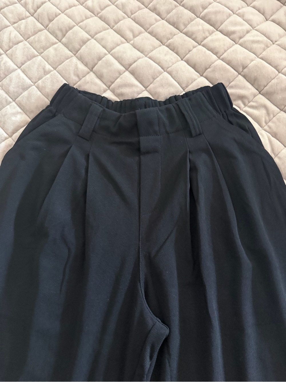 HALARA Women's Black Wide-Leg Trousers - Picture 3 of 5